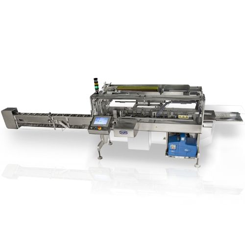 Étuyeuse horizontale à mouvement intermittent